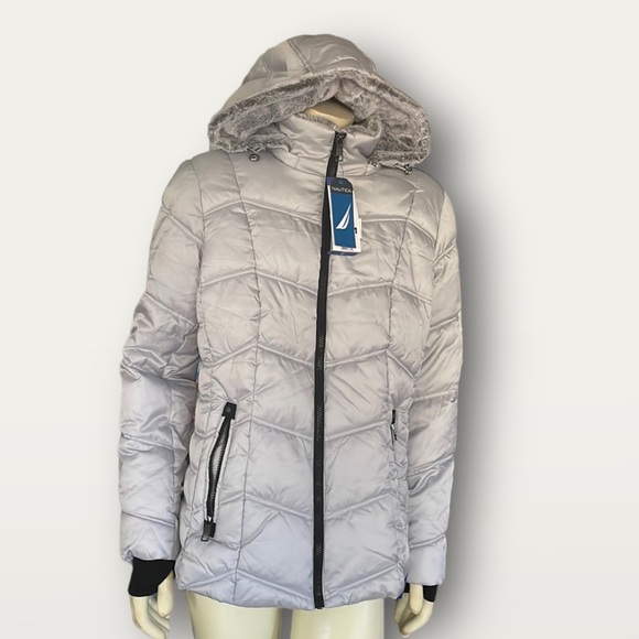 Nautica | Women’s Puffer Jacket - Picture 2 of 8